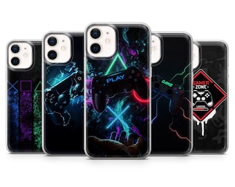 Gamer Phone Case, Juego, caja para iPhone 14Pro, 13, 12, 11, XR, 7, 8, Samsung S23, S22, S21FE, A53, A14, A13, Pixel 7, 6A