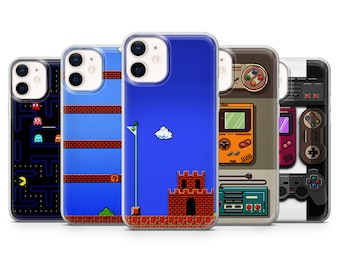 Funda de teléfono Gamer, Funda de juegos para niños para iPhone 14Pro, 13, 12, 11, XR, 7, 8, Samsung S23, S22, S21FE, A53, A14, A13, Pixel 7, 6A