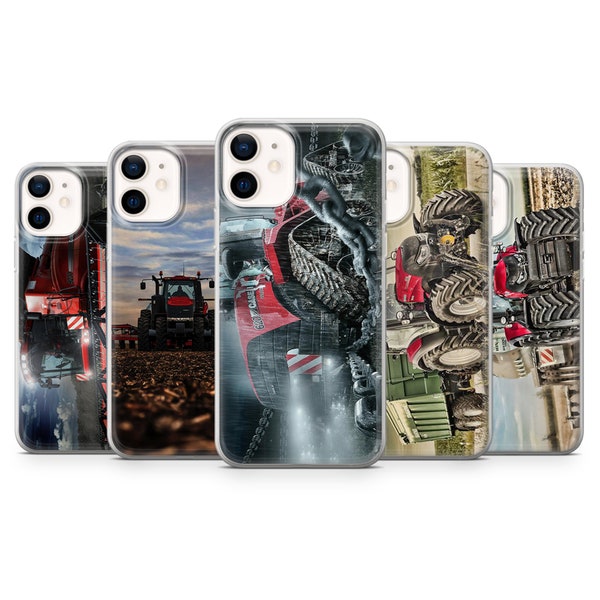 New Phone Case, Case IH Tractor Cover for for iPhone 14Pro, 13, 12, 11, XR, 7, 8, Samsung S23, S22, S21FE, A53, A14, A13, Pixel 7, 6A