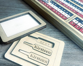 Cribbage Pegs and Case *DIGITAL FILE*