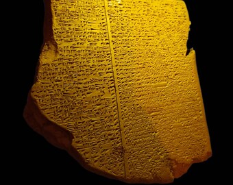 Epic of Gilgamesh Flood Story from Nineveh Replica Tablet