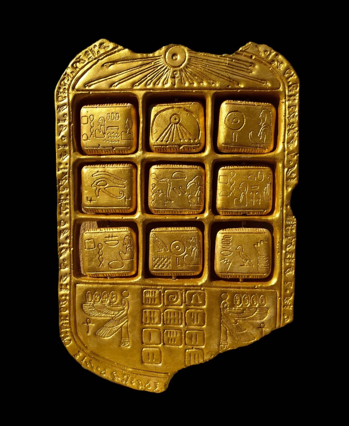 Ahkmenrah Golden Tablet/ Night at the Museum Prop/ Movie Etsy