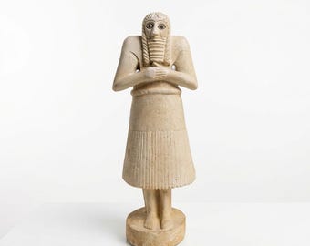 Tell Asmar Statue/ Eshunna / Standing Male Worshipper Replica