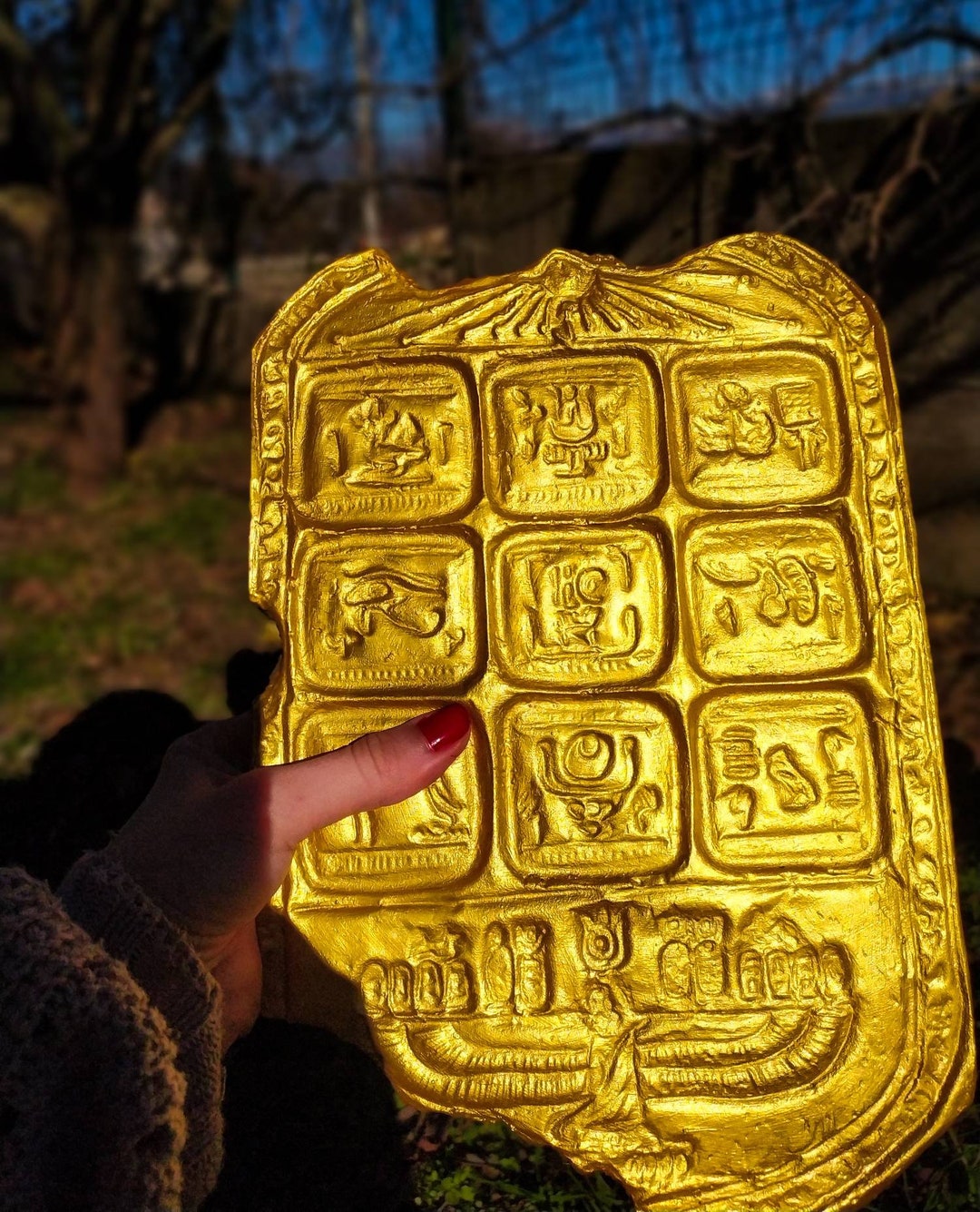 Ahkmenrah Tablet/golden Tablet of Ahkmenrah/night at the Museum/ancient Aliens/ancient Egyptian