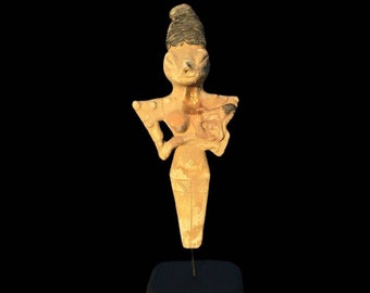 Statue of İnanna/Nammu,Ubaid Lizardmen Figurines; Reptilians in Ancient Sumer handmade figure, Niburu Sumerian statue
