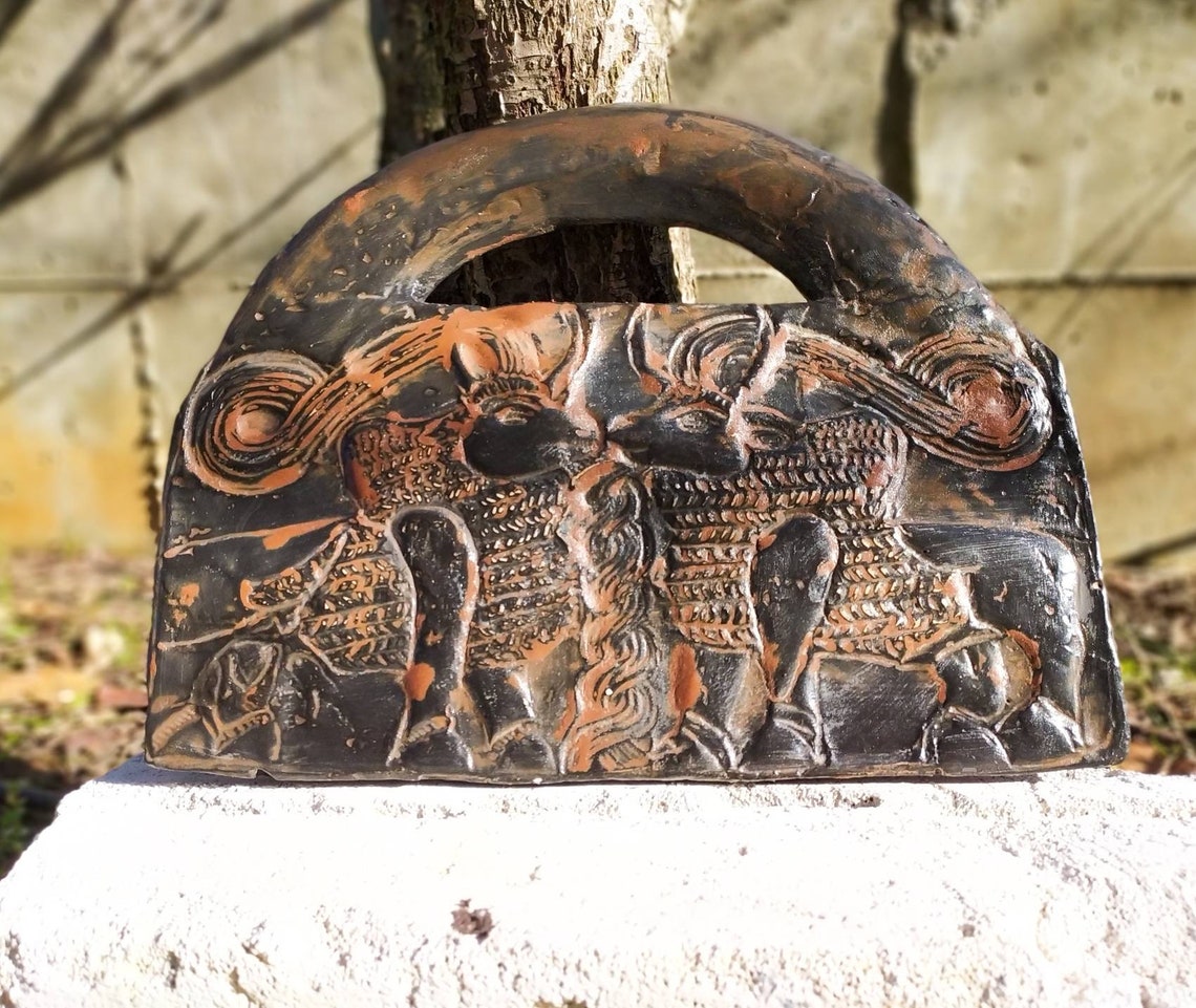 Annunaki Handbag/annunaki Bag/ancient Sumerian Bag/handbags of Etsy