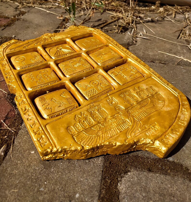 Ahkmenrah Golden Tablet/ Night at the Museum Prop/ Movie Etsy