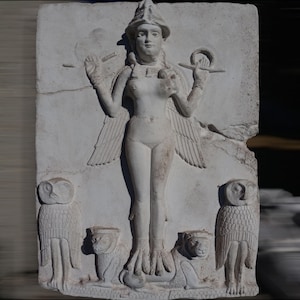Soft Gray Color Burney Relief Replika Art