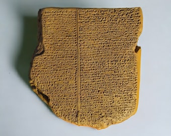 Historia épica del diluvio de Gilgamesh de Nínive Réplica de tableta