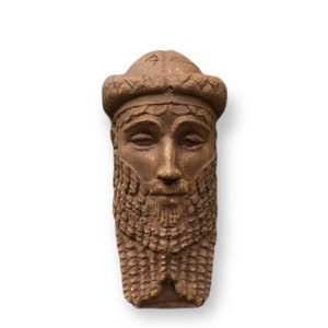 Sargon of Akkad Statue/ King of Akkad Mini Sculpture /Sumerian / Ancient Mesopotamia/ Akkadian