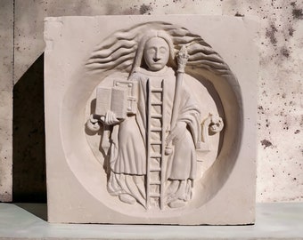 Scala philsoophorum/ Alchemy at Notre Dame Relief