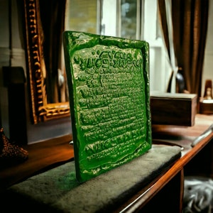 Mini Emerald Tablets of Hermes/Thoth/Atlantis/Book of thoth 13x10cm