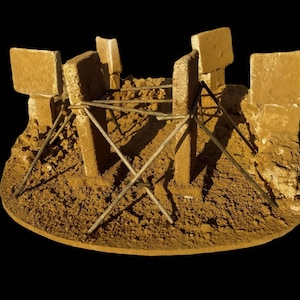 Gobekli Tepe/ Potbelly Hill Replica Art/ Mirazan Hill /Anatolian Art Sculpture