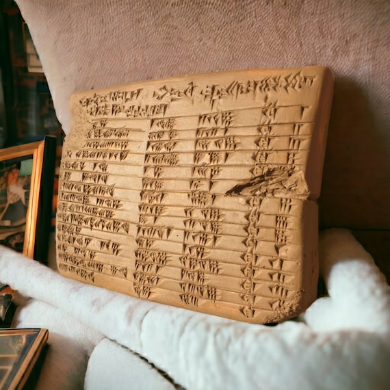 Babylonian Trigonometry Math Tablet Replica/ Plimpton 322 - Etsy