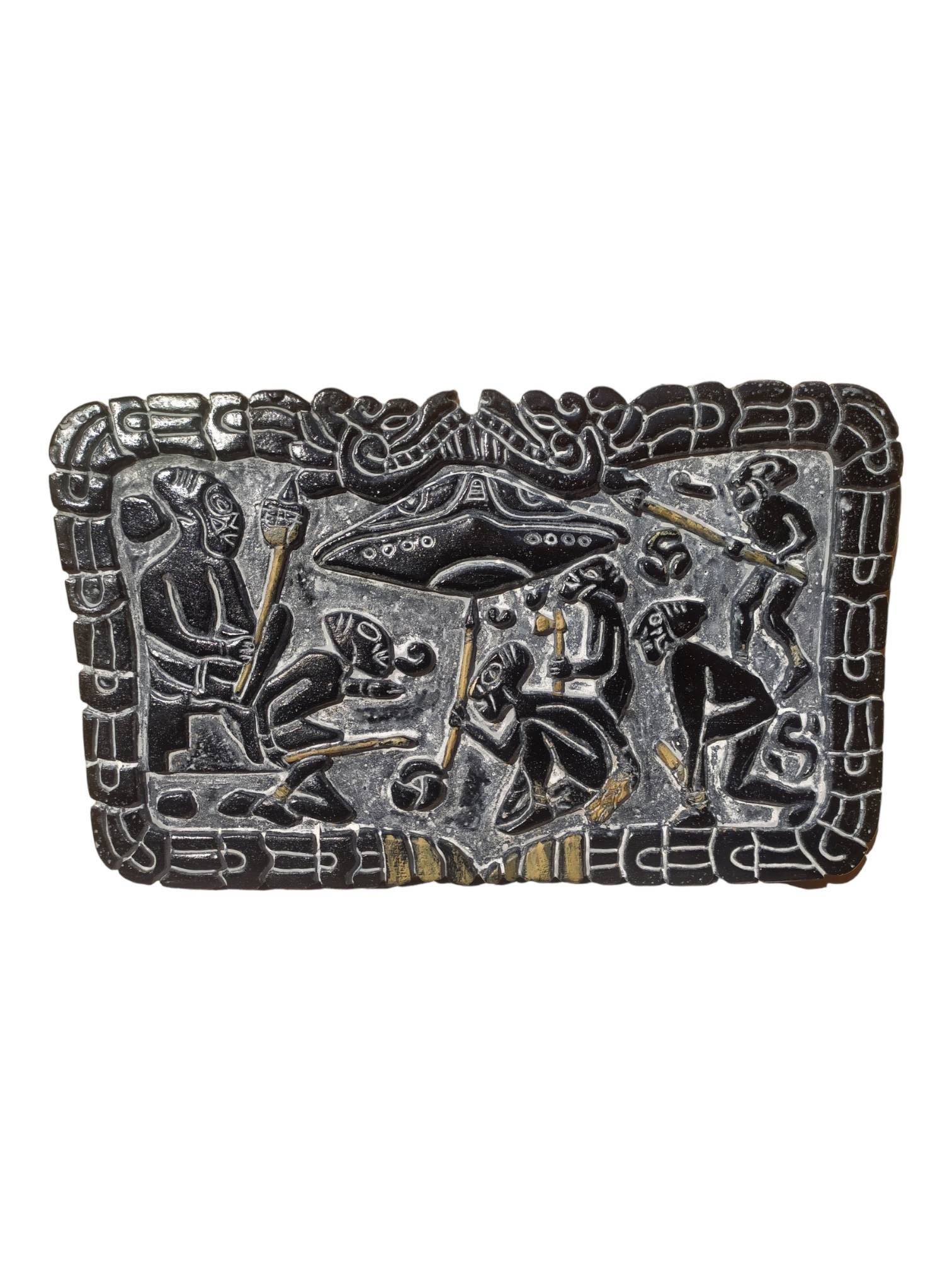 Aztec/mayan Wall Art Replica/inca Art/mexico Maya /ancient Alien