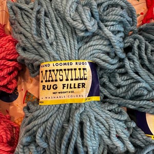 Maysville Rug filler yarn