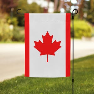 Kanada Gartenfahne Doppelseitig Kanadische Flagge Zoll Kanada Ahornblatt Kanadische Unabhängigkeit Kanada Rasenfahne Vorgarten Dekoration