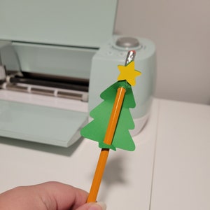Christmas Tree Pencil Topper - Stocking Stuffer - Party Favour