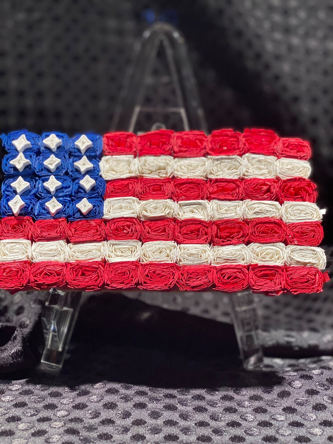 Hand Quilled Free Standing American Flag Etsy Hand Quilled Free Standing American Flag Etsy