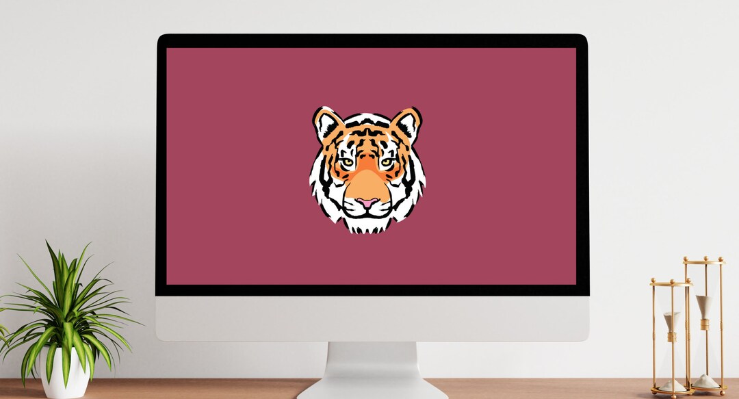 Desktop Wallpaper eye of the Tiger - Etsy