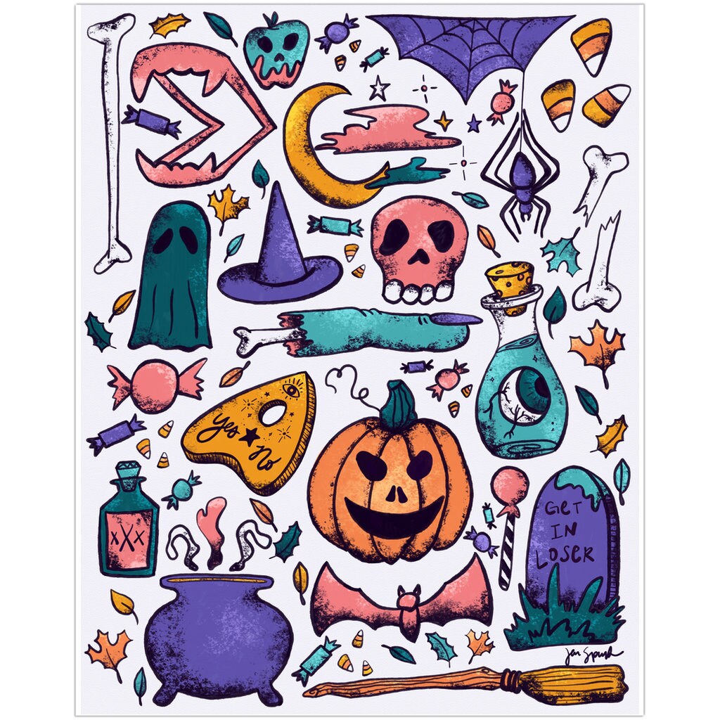Spooky Season Premium Art Prints - Etsy