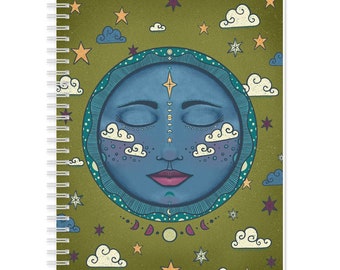 Knibeo Bird Flower Notebook Journal - Pretty Notebooks For