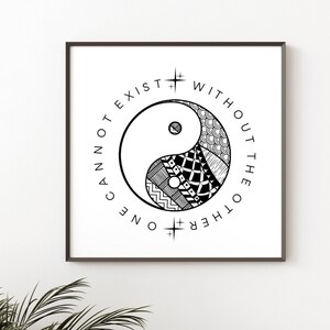 Yn Yang Mountan Ocean Tattoo – Artoft