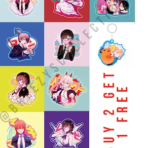 Anime Best selling  CSM Chainsaw Devil Acrylic Keychain,