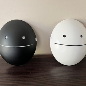 High definition 3d printed Smile mask, party mask