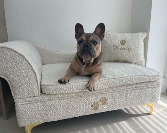 Luxury Dog Chaise Lounge - Personalised