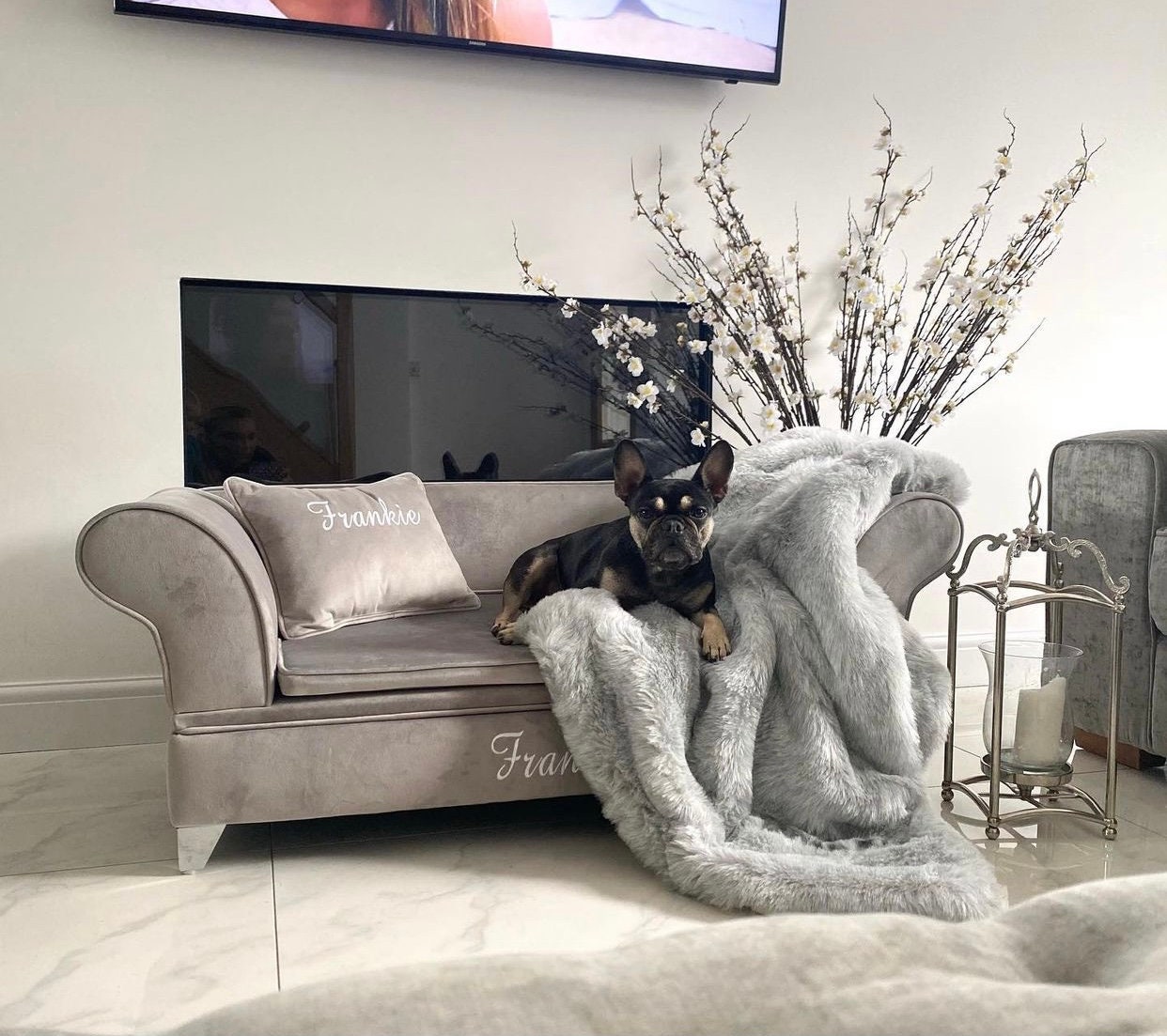 Dog bed chaise hot sale