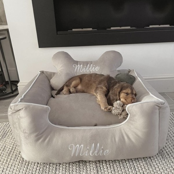 Luxury Medium personalised dogbed