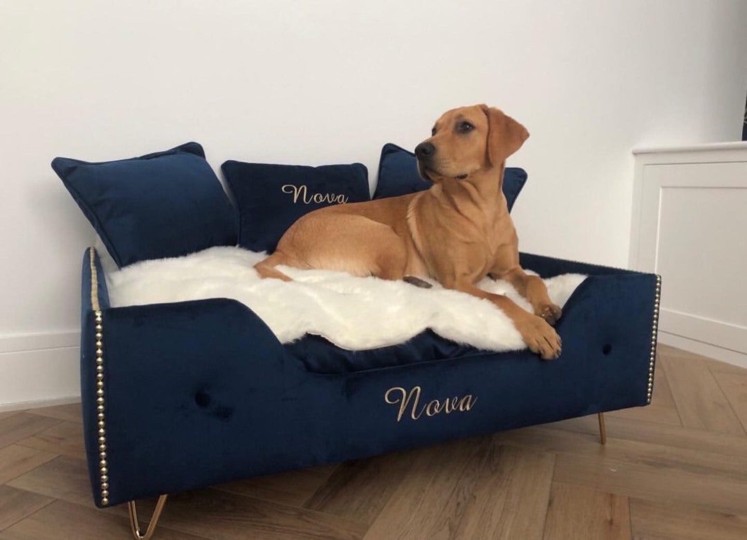 Extra Large Personalised Dog Bed Etsy