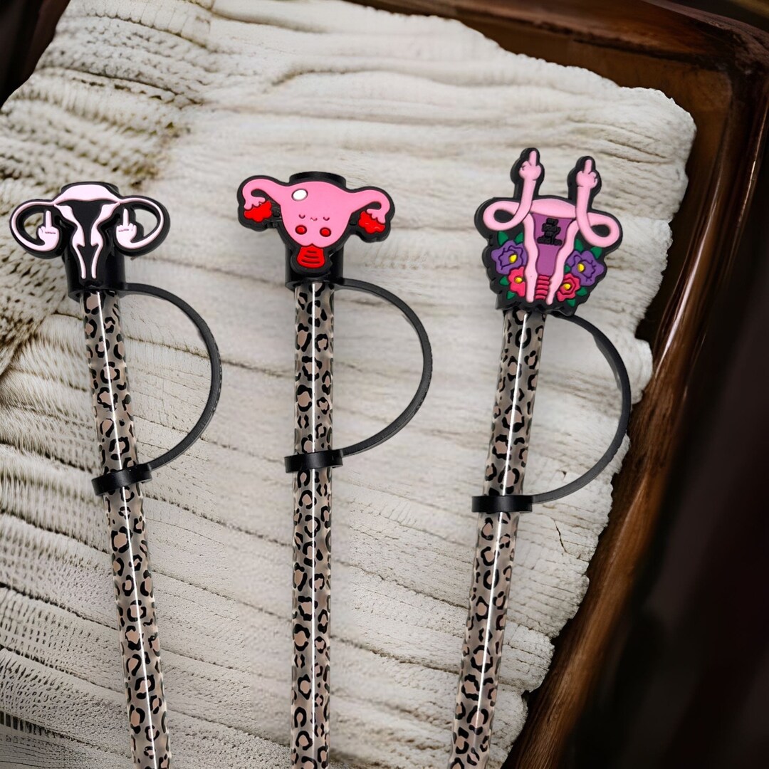 Uterus Straw Covers Straw Covers Works With Stanley Cups Etsy