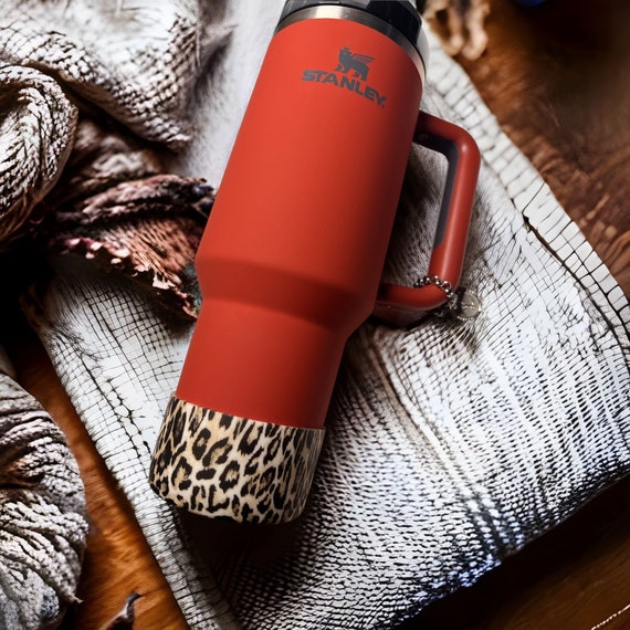 Simple Modern Leopard Water Bottle with Straw Lid Vacuum Insulated