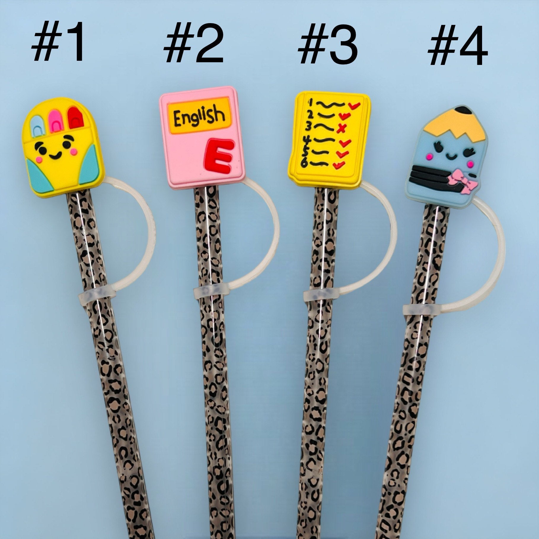 Teacher / Back to School Straw Topper 