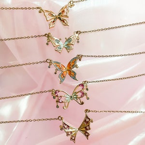 Winx Enchantix Inspired Necklaces, Dainty Winx Necklaces, Butterfly Fairy Necklaces, Group Friendship Necklace