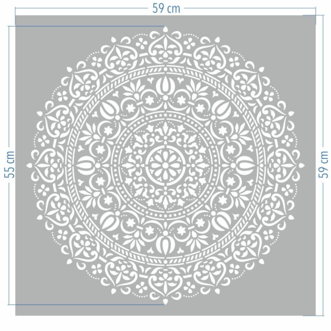 Mandala Elegant Big Stencil, SP110 Etsy UK