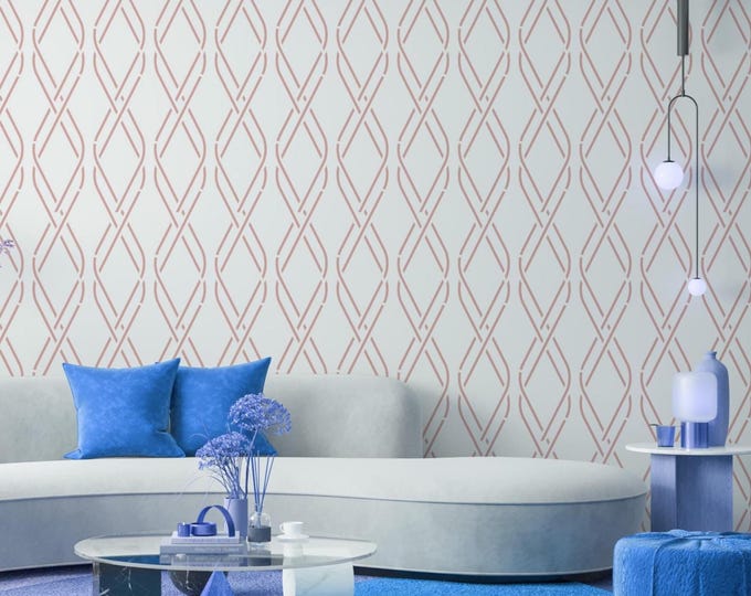 57x50cm, 1mm or 0.5mm thick, NOD Stencil, Reusable / Repetitive, Paint or Plaster Stencil, Textured Wall Stencil