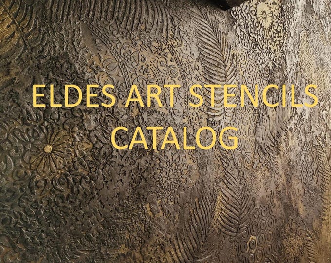 PDF Catalogue Eldes Art Stencils pg 1 to 10 - send us message and we will send Full catalogue FREE