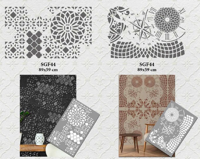 PDF Catalogue Eldes Art Stencils pg 31 to 34 - send us message and we will send Full catalogue FREE