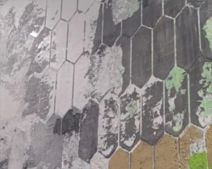 Long Rombs Repetitive Stencil, model 89*59cm / 1mm or 0.5mm thick