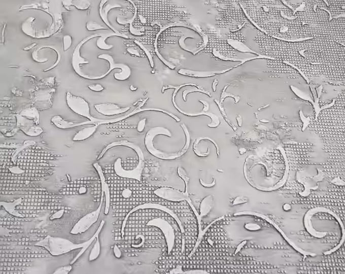 89*74cm or 59*49cm, 1mm or 0.5mm thick, AMALTHEA Repetitive Stencil, DIY Home Decor, Paint or Plaster Stencil, Textured Wall Stencil