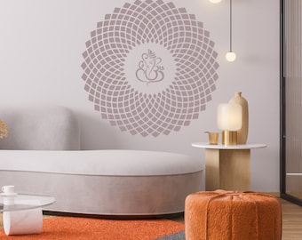 Stencil Mandala Hipnosys 890*890mm - SP1978989