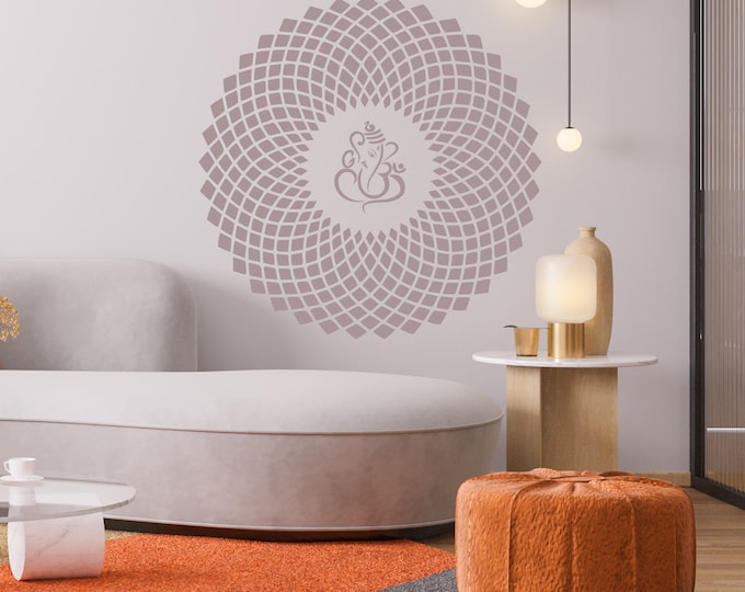 Stencil Mandala Hipnosys 890*890mm - SP1978989