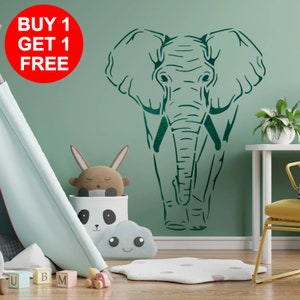 Elefant Schablone 89 x 70 cm, 0,5/1 mm stark, Wiederverwendbar