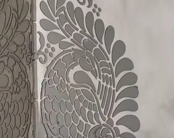 Stencil Majestique Peacock 890*660mm, 1mm or 0.5mm thick, Reusable