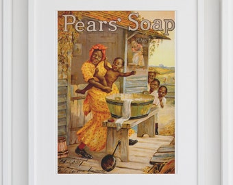 Pears Soap, Vintage Advertising, Poster, Print, Wall Art, Canvas