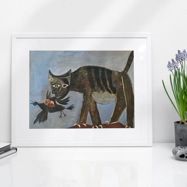 Picasso Cat Etsy
