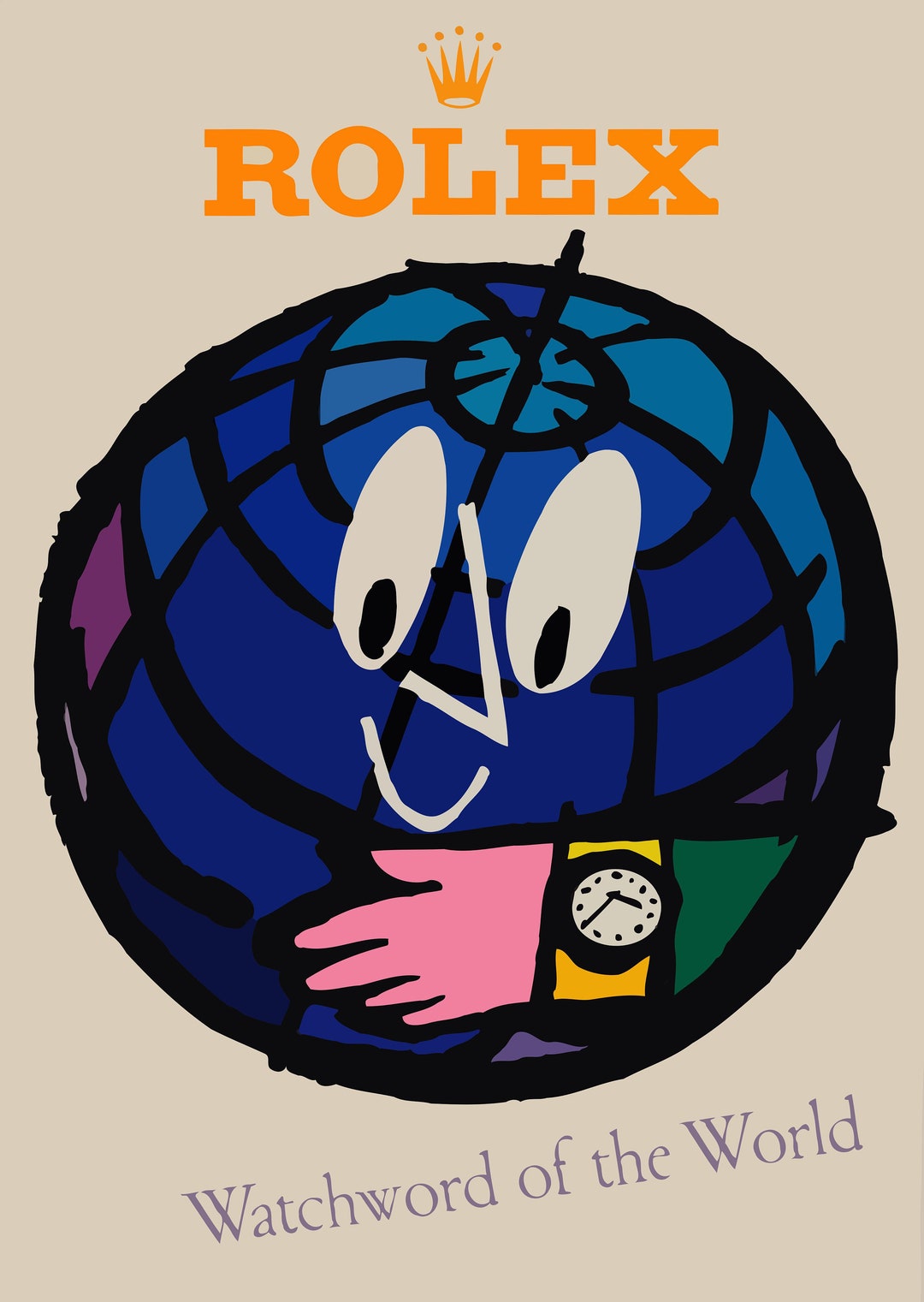 Herbert Leupin Vintage Advertising Swiss Rolex Watch Poster Print Wall Art Canvas A0 A1 A2 A3 A4 A5 Sizes and Custom Etsy Australia
